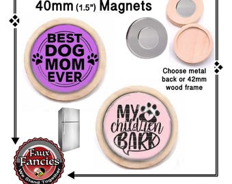 DOG MOM Handmade MAGNET,Dog lover gift, Dog Mom Magnet, #DogMomGift, Dog Mom Gift, #DogMom, #DogMagnet, #RefMagnet, #DogGift, #HandmadeGift