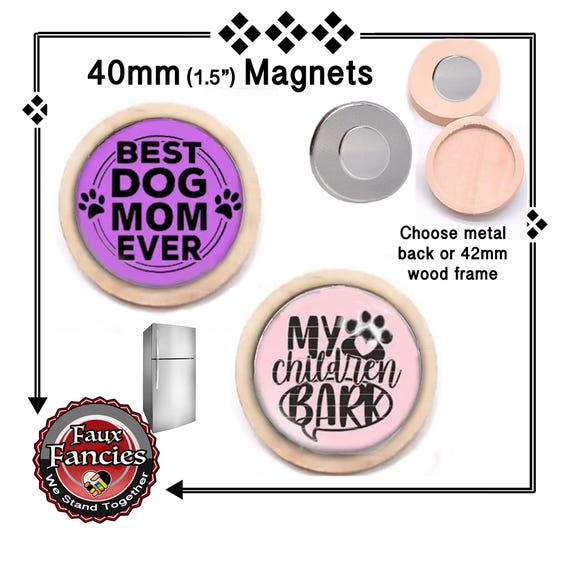 DOG MOM Handmade MAGNET,Dog lover gift, Dog Mom Magnet, #DogMomGift, Dog Mom Gift, #DogMom, #DogMagnet, #RefMagnet, #DogGift, #HandmadeGift