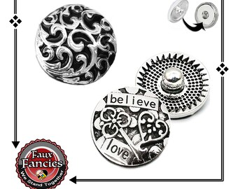 Believe Snap Buttons, Floral Ginger Snaps, Believe in Love, Snap Charms, Changeable Snap, Love Snap Button Charms, SnapPopper, #SnapButtons