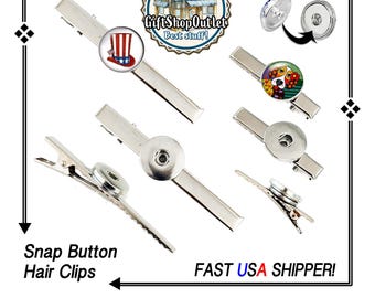 Snap Button Alligator Style Hair Clip, Hair Clip for Girls, #SnapButtonHairClip, #GirlsHairClip