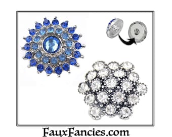 Snap Buttons, Glistening Ginger Snap, MULTIPLE DISCOUNTS, Snap Charms, Changeable Flower Snap, Rhinestone Snaps, #SnapJewelry, #SnapButtons