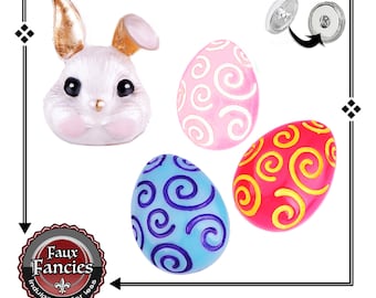 SALE! Spring Snap Button Exclusive! Easter Ginger Snap, 18mm Spring Snap Charm, #BraceletCharm, Easter Charm Snap, #SnapJewelry, #SnapButton