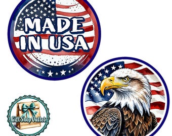 EAGLE GLASS Cabochon Handmade Keyring, Bald EAGLE Magnet, EaGLE Magnet, #USAEagle, #MadeInUSA, #USAKeyRing, #BaldEagleGift, #USAFlagGift