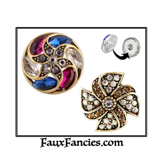 NEW!! 18mm Snap Buttons, Ginger Snaps, Snap on Charms, Interchangeable Snap, Rhinestone Snaps, #SnapButtons, #RhinestoneCharms, Snap Charms