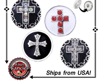 Christian Snap Button, CROSS Ginger Snap, CROSS Snap Charm, #18mmSnapButton, #SnapCharm, #ChristianSnapButton, #SnapJewelry, #CrossSnap