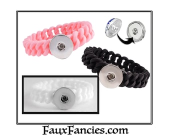 SALE! Silicone Snap Button Bracelet, Ginger Snaps, Snap, Gift for her, Snap Jewelry, Interchangeable Snap Buttons, Jewelry gift