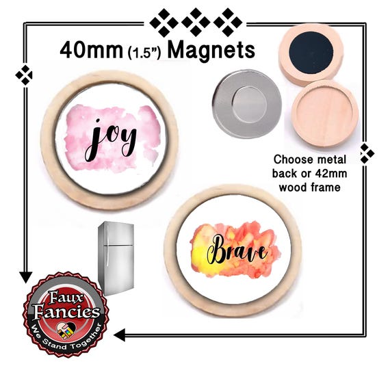 SALE! Be BRAVE Handmade Magnet,JOY Handmade Magnet, Have Joy, Always Be Brave, #Joy, #Brave, #InspirationMagnet, #JoyMagnet, #BeBrave, #Joy