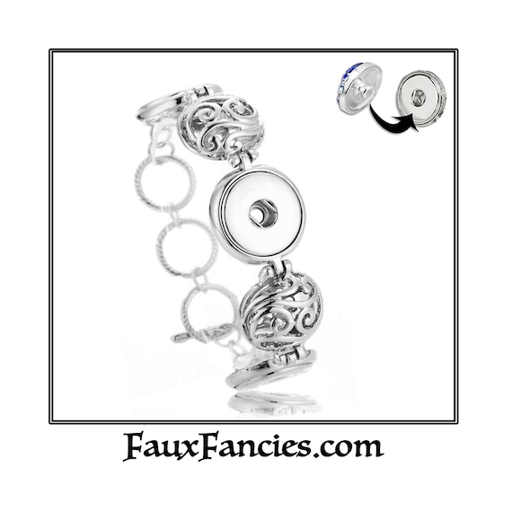 Snap Button Bracelet, SALE -GORGEOUS Adjustable Snap Bracelet, Snap Bracelet for Snap Buttons, #SnapButtonJewelry, #SnapJewelry, SnapPopper