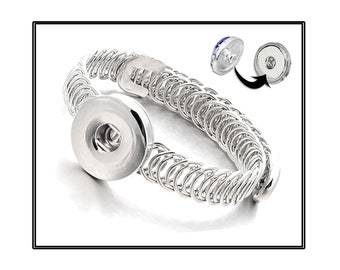 ADJUSTABLE Snap Button Bracelet, 18mm Ginger Snap Bracelet, Snap, Bracelet Snap, Gift for her, Snap Jewelry, #SnapButtons, #SnapBracelet