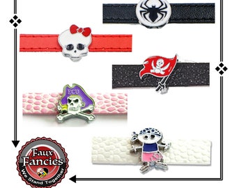 HALLOWEEN Slider charms, slide charms, Halloween Charms, 8mm charms, Pirate charms, Charms for Halloween, #SlideCharms, #PirateCharm
