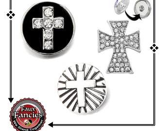 Cross SNAP Buttons, Ginger Snap, Christian Snap Charms, #ChristianCharms, #SnapCharms, #CrossSnaps, #Snap, #ChristianSnapButton, #CrossCharm