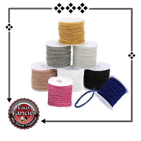 Jewelry Chain, 3mm Chain, Craft Chain, Chain for Pendant, Necklace Chain, Bracelet Chain, #JewelryChain, #PendantChain, #ChainPendant