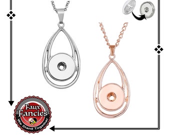 Snap Button Pendant, Pendant for 18mm Snaps, Ginger Snaps, Snap Charms, #SnapButtons, Rhinestone Snap, Snap Snap, #SnapButtonPendant