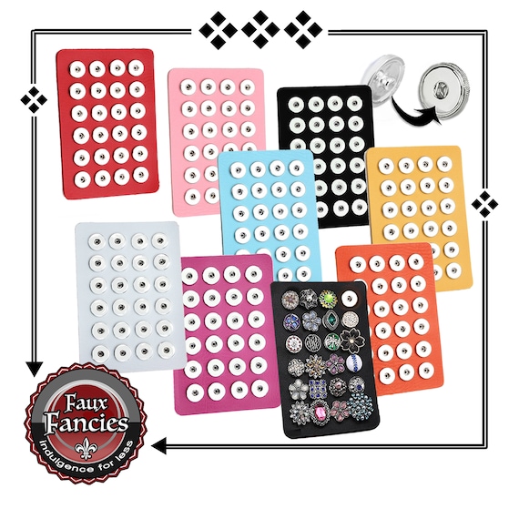 Snap Button Pad for storage, display or travel, Fit 18mm or 20mm Ginger Snaps, Noose Snaps, fits Snap Buttons 18mm or 20mm, #SnapButtons
