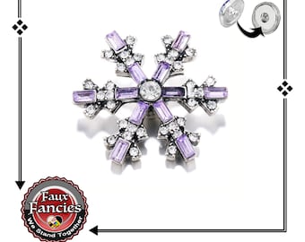 HOLIDAY Snowflake Snap Buttons, CHRISTMAS Ginger Snaps, Snap Charms, Changeable Snap, #RhinestoneSnaps, Snap Snap, #ChristmasCharm