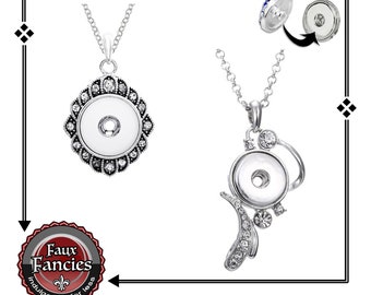 Rhinestone PENDANT for Snap Buttons, Ginger Snap Pendant, Snap Charm, Interchangeable Snap, Rhinestone Snap, Snap Popper, #RhinestonePendant