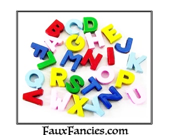 SALE! Colored Slide Letters, 8mm Slide Letters, MULTIPLE DISCOUNTS, Alphabet Charms, Jewelry Gift, Rhinestone Letters, Dangle Letters