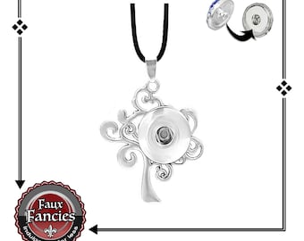 TREE Snap Button Pendant, Tree of Life Pendant, Tree of Life Charm Pendant, #TreeOfLife, #TreePendant, Tree Pendant, #SnapButtonPendant