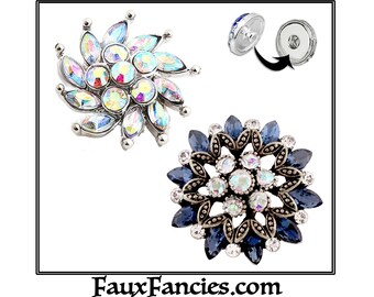 SNAP Buttons, Rhinestone and Crystals, 18mm Ginger Snap, Snap Charms, Changeable Snap, Rhinestone Snaps, Bracelet Snap Jewelry, #SnapButton