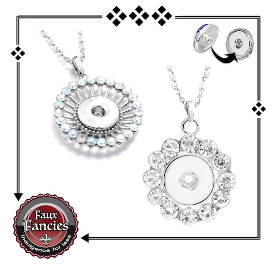 RHINESTONE Snap Button Pendants, Snap Button Jewelry, Ginger Snap Jewelry, #SnapJewelry, #SnapButtonJewelry, #SnapCharm, #HeartPendant