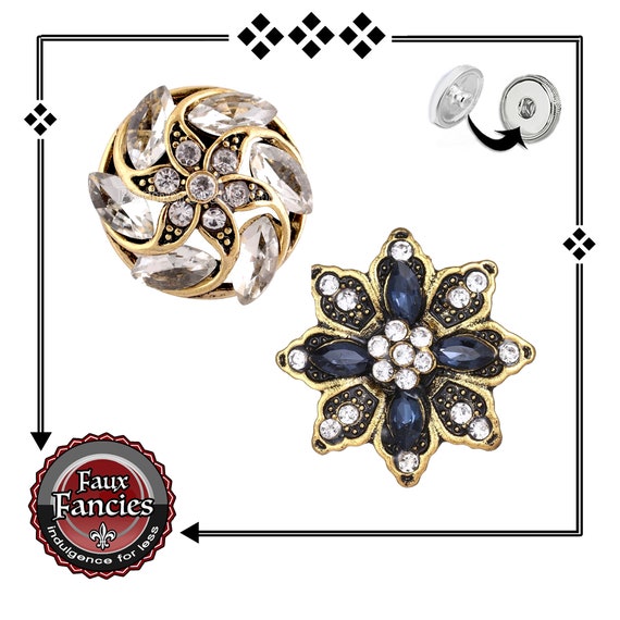 Gorgeous Rhinestone SNAP Buttons, Ginger Snaps, Snap Charms, #BraceletCharms, Rhinestone Snap, #SwitchableSnaps, #SnapCharm, #GiftForHer
