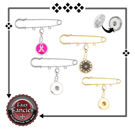 Snap Button PINS for Switchable Snaps, Ginger Snap Pins, Snap Buttons, #GingerSnaps, Snap Charm, Snap Jewelry, Gift for her, #Snapbuttons