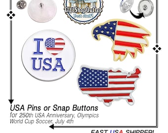 USA Pins for July 4th, 250th USA Anniversary, Team USA, World Cup Soccer, Olympics, Patriotism; #July4Pin, #USAPin. #TeamUSA