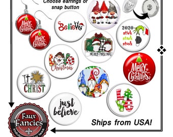Christmas GNOME Snap Button, Christmas Ginger Snap, Christmas Charm, Christmas Snap, #ChristmasSnap, #ChristmasSnapButton, #ChristmasJewelry