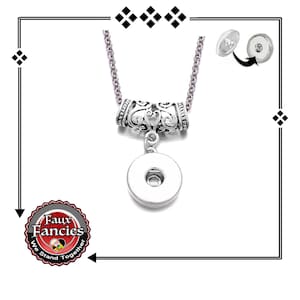 Snap Button Pendants, Snap Pendant Necklace, #SnapPendant, #SnapButtons, #SnapNecklace, Pendant for Snap Buttons, Necklace for Snap Charms