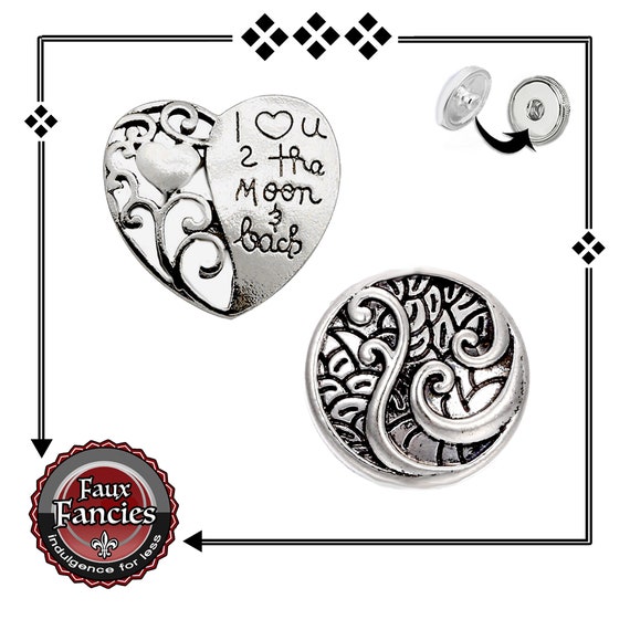 SALE! NICE Silver Tone Snap Buttons, Ginger Snaps, #SnapButtons, Snap Charms, #BraceletCharms, #SnapCharm, #SwitchableSnaps, #Snap