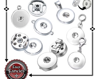 Snap Button FINDINGS for Snap Bracelets, Snap Button Base, Snap Buttons, Ginger Snap, Snao, Snap Jewelry, Gift for her, #Snapbuttons