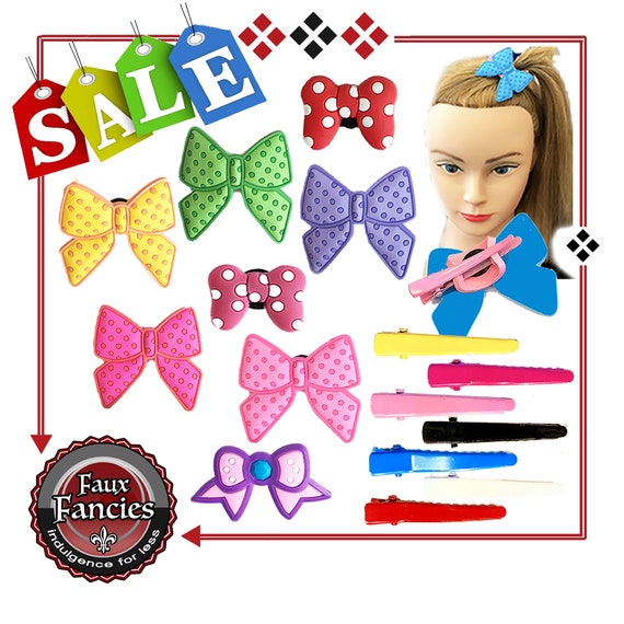 PVC BOW Shoe Charms, Hair Clips, Silicone Charms, Kids Charms, PVC Bracelets, Kids Bracelets, Kids Party Favors, Kids Charms, #ShoeCharms