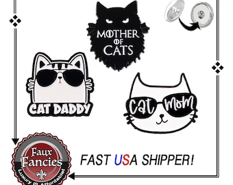 EXCLUSiVE! Snap Button DOG MoM, CaT DADDY, MoTHER of CATS,  Dog Snap, Dog Mom Charm, #DogMom, #CatDad, #DogGiftForHer, #MotherOfCats #CatDad