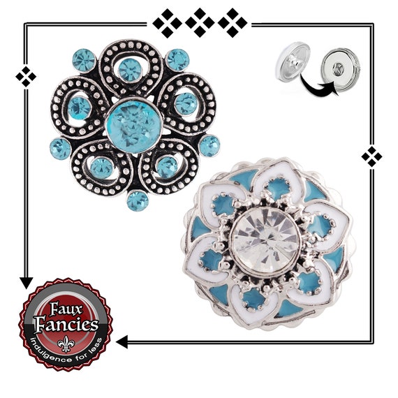 Snap Buttons, BLUE Ginger Snaps, GORGEOUS Snap Charms, Switchable Snap, #SnapButtons, #SnapCharm, #SwitchableSnaps, #SnapCharm, Snap Jewelry
