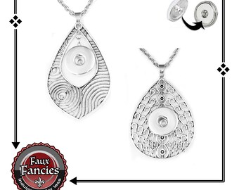 Snap Button Pendants, Pretty UNIQUE Design Pendant for Snaps, Ginger Snaps, Interchangeable Snap, Rhinestone Snap, Snap Snap, gift for her