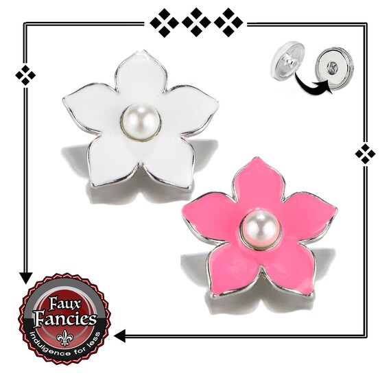 Beautiful SPRING FLOWER Snap Buttons, FLOWER Ginger Snaps, Snap Charms, Spring Snap, #FlowerCharms, #SnapCharm, #SnapButtons, #FlowerSnap