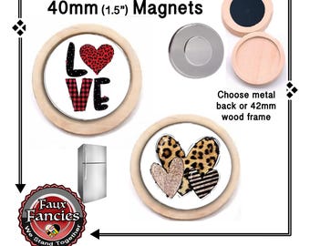 SALE! LOVE, HEART VALENTiNE Handmade Magnet, Heart Magnet Charm Gift, Love Magnet, #ValentineGift, #ValentinesDayGift, #HeartGift, #LoveGift