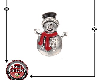 SNOWMAN Snap Button, Snowman Charm, Christmas Ginger Snap, Snap Charms, Christmas Charm, #SnapButtons, #SnowmanCharm, Snap, #ChristmasSnap