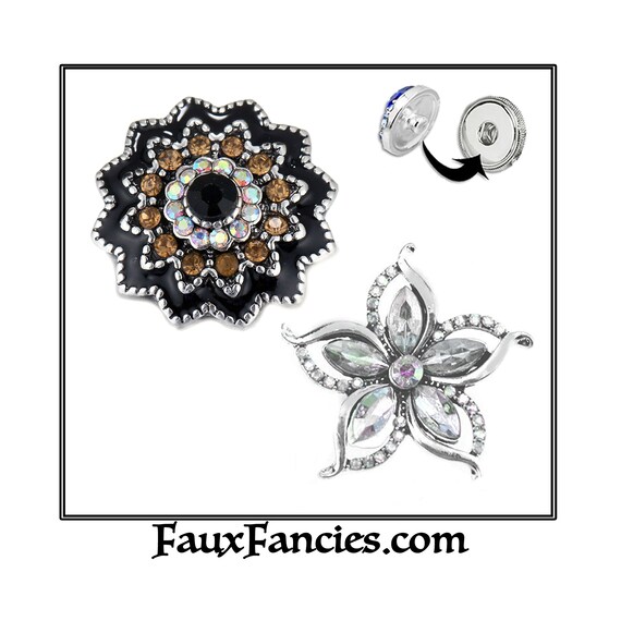 BeautiFul, FUN DESIGNS Snap buttons, 18mm Ginger Snaps, Snap Charm, #SnapCharm, Rhinestone Snap, Snap Jewelry, #SnapButton, Rhinestone Charm