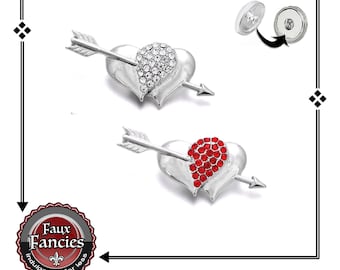 Beautiful HEART Snap Buttons, Ginger Snaps, Snap Charms, Switchable Snaps, #HeartCharms, #SnapCharm, #SwitchableSnaps, #HeartCharms