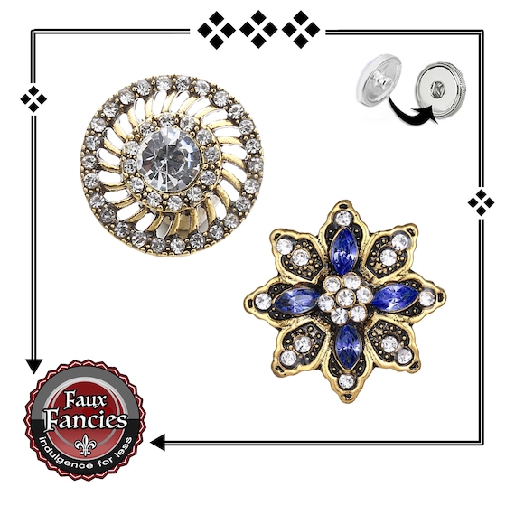 18mm Gold Tone RHINESTONE Snap Button, Ginger Snap, Snap Charm, #BraceletCharm, #SnapCharm, #RhinestoneSnap, #SnapButton, Snap jewelry