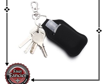 CLEARANCE! KeyRing Hand Sanitizer, Hand Sanitizer Carrier, Lotion KeyRing, Purse clip, Purse KeyRing, Car Clip, Key Ring Clip, #KeyRing