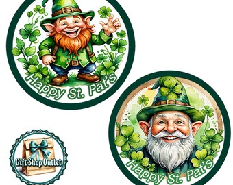 ST PATS GLaSS CABOCHON Handmade Magnet, St Pats Keyring, St Patrick's Day Magnet, #StPatsDayGift, #StPatMagnet, #MagnetCollector