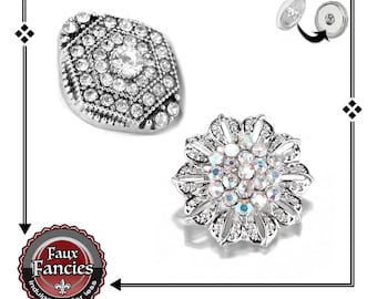 Shimmer Snap Buttons, Brillant 18mm Ginger Snaps, #SnapCharms, #SnapButtons, #HeartCharms, #SnapCharm, #SwitchableSnaps, #SnapCharms