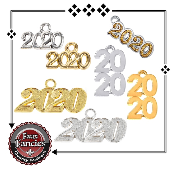 SALE! 2020 Charms, QUALiTY Grad Charms, Scrapbook Charm, MULTIPLE DISCOUNTS, Wedding Charms, Charm for 2020, Charms for Jewelry, #2020Charms