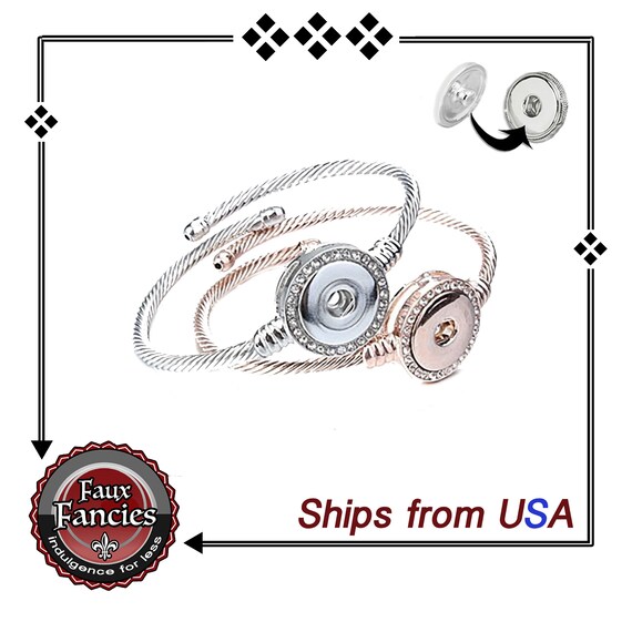 Snap Button CUFF STYLE Bracelet, Snap Jewelry for Ginger Snap, Snap, Gift for her, Snap Jewelry, Changeable Snap Buttons, #CuffBracelet