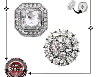 Beautiful SHINY Snap Buttons, GLITTERY Ginger Snaps, Snap Charms, Switchable Snaps, #RhinestoneCharm, #SnapCharm, #18mmSnap, #RhinestoneSnap