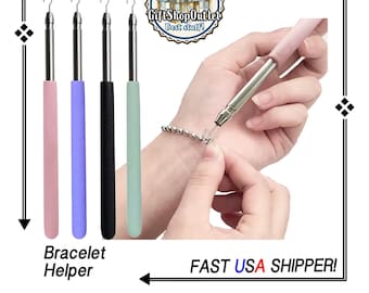 Bracelet Helper TOOL, Zipper helper, Bracelet assist, Tool for bracelets, Jewelry tools, #ZipTool, #JewelryTool, Bracelet Hook, Jewelry Hook
