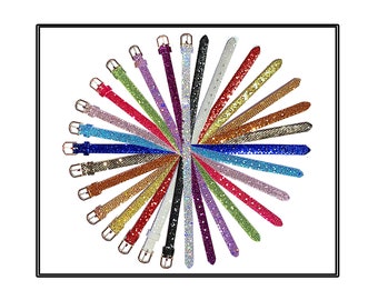 8mm Sequin Glitter BRACELET, Slide Bracelet, Bracelet for 8mm Slide Letters and Slide Charms, Ginger Snap, Snap, Snap jewelry, Snap Button