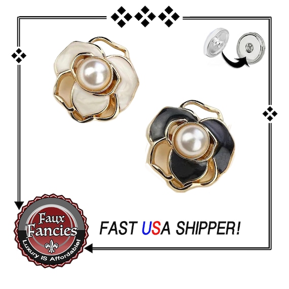 Pearl and Rhinestone Snap Button ONLY Ours! Ginger Snap, Snap Charm, #BraceletCharms, Rhinestone Snap, #SnapSnap, #GiftForHer, #SnapButton